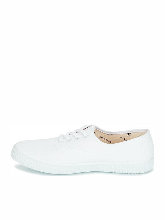 Inglesa Lona Sneakers White