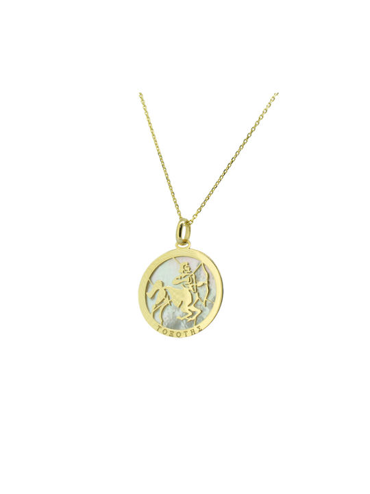 Necklace Zodiac Sign Gold Plated