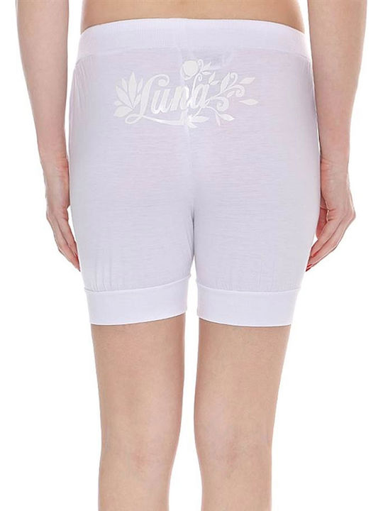 Luna Women's Shorts Beachwear white