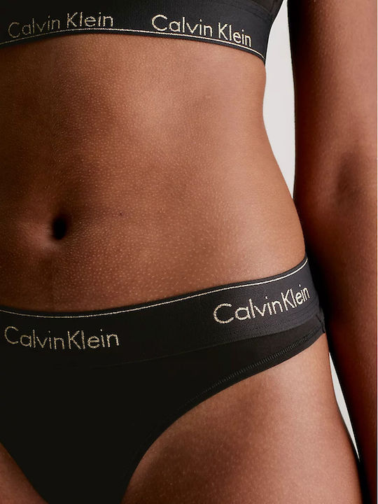 Calvin Klein Комплект Дамско Бельо Сутиени с Плъзгащ се Black