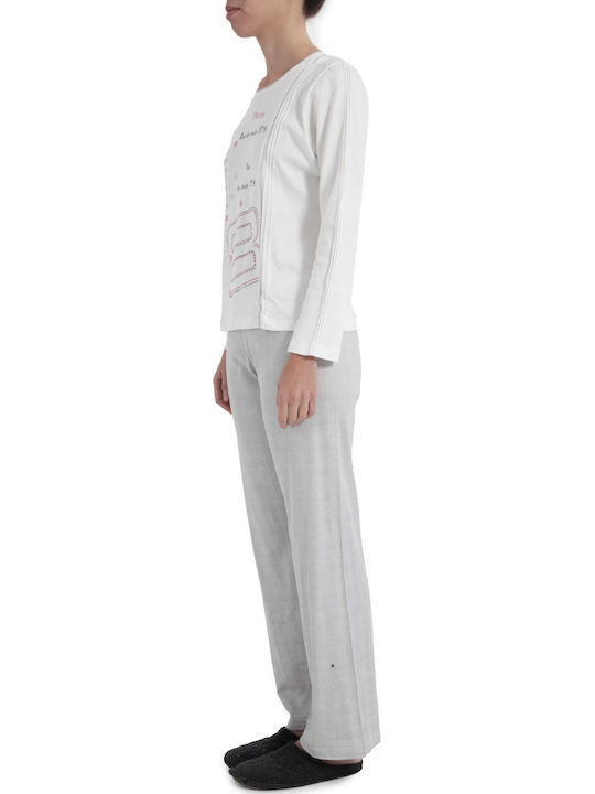 Tata Italia Winter Damen Pyjama-Set Gray