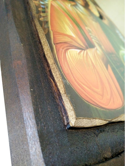 IconsGR Εικόνα Архангел Михаил Дърво 51x28см.
