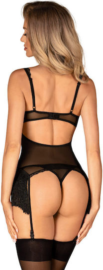 Obsessive Sherila Sexy Corset Black