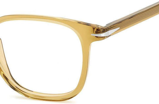 David Beckham Männlich Kunststoff Brillenrahmen Beige DB 1050 FMP