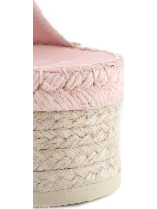 Women's Flat Sandals Flatforms in Pink Color