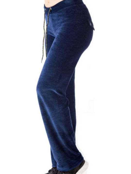 Pantaloni de Trening cu pantaloni evazati Catifea Black