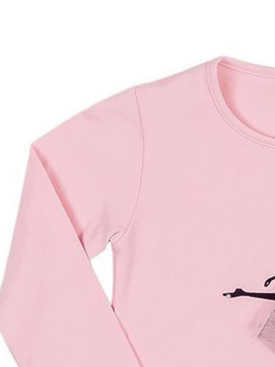 Funky Kids Blouse Long Sleeve Pink