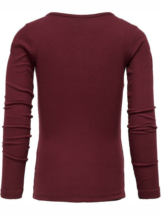 Kids Only Kids Blouse Long Sleeve Bordeaux