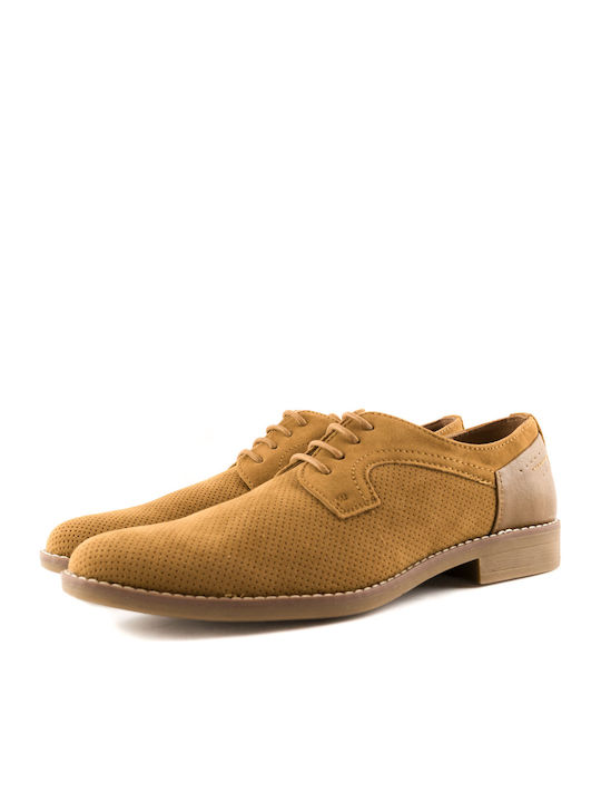 Love4shoes Pantofi casual pentru bărbați Tabac Brown