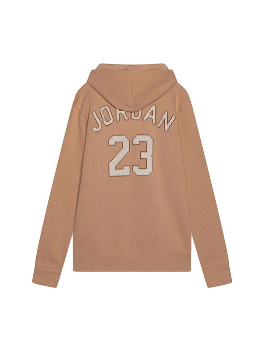 Jordan Kids Sweatshirt with Hood Beige Essentials