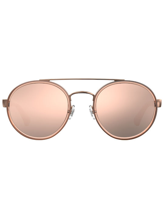 Havaianas Sunglasses with Rose Gold Metal Frame and Pink Mirror Lens