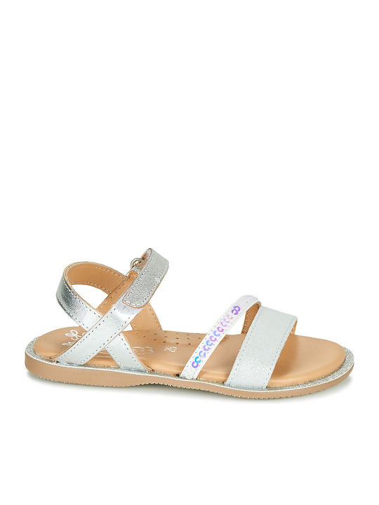 Kinder Sandalen Silber