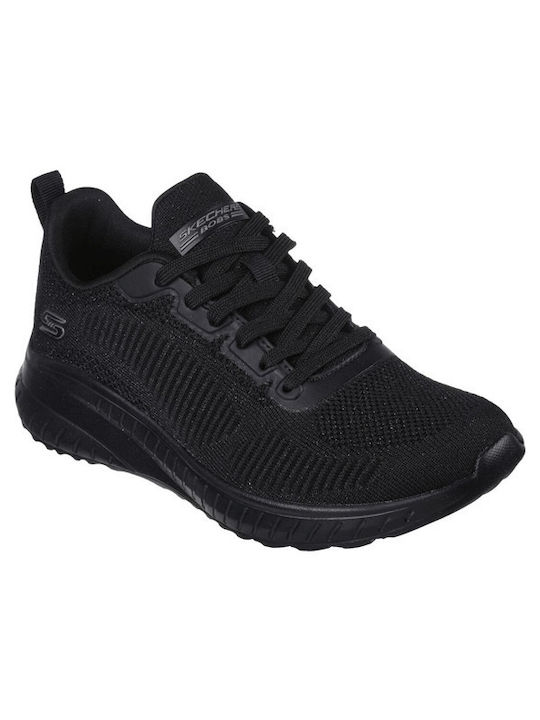 Skechers Bobs Squad Chaos Damen Sneakers Schwarz