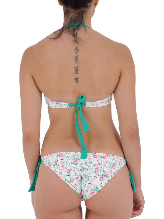 Set Bikini Floral Λευκό