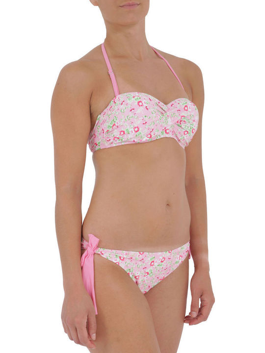 Set Bikini Floral Ροζ