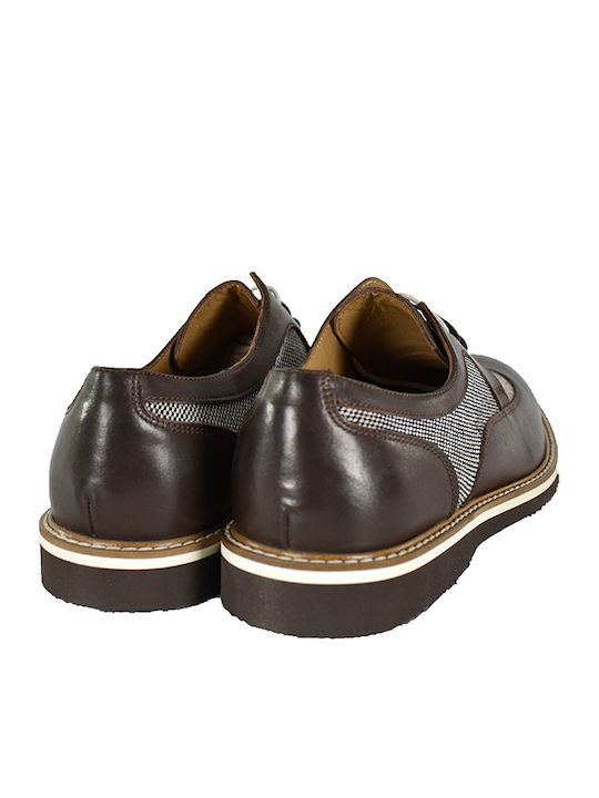 Men's Leather Casual Shoes Brown