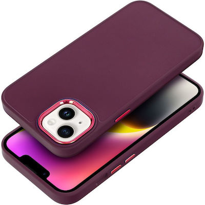 Frame Silicone Back Cover Purple (Galaxy A14)