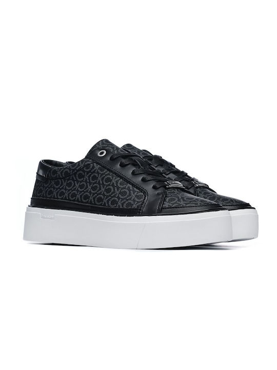 Calvin Klein Cupsole Femei Flatforms Sneakers Negre