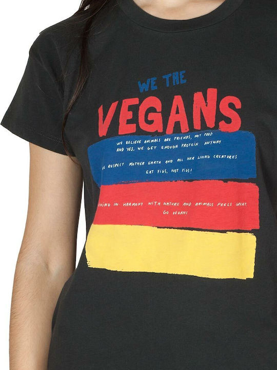Γυναικείο T-shirt Μαύρο