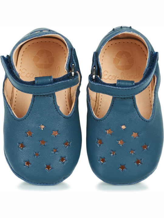 Easy Peasy Baby Hausschuhe Blau Lillop