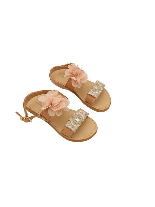 Fashion Beads Kids' Sandals Pink