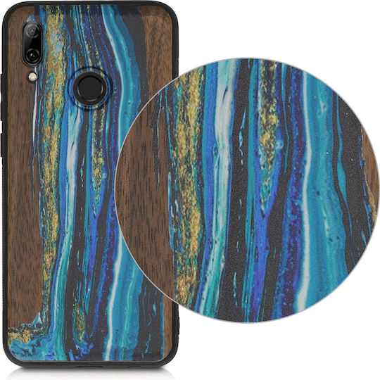 KWmobile Wooden Umschlag Rückseite Hölzern Mehrfarbig (Huawei P Smart 2019)