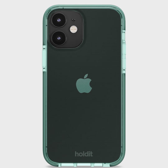Holdit Back Cover Silicone Green (iPhone 12 mini)