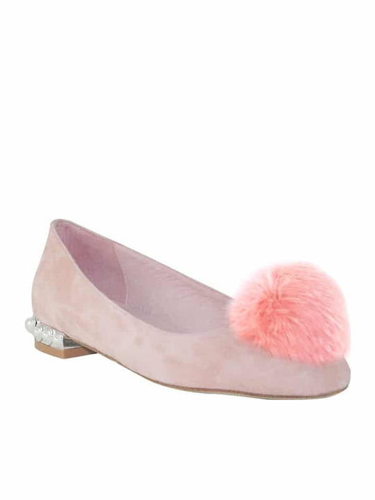 Jeffrey Campbell Γυναικείες Μπαλαρίνες σε Ροζ Χρώμα
