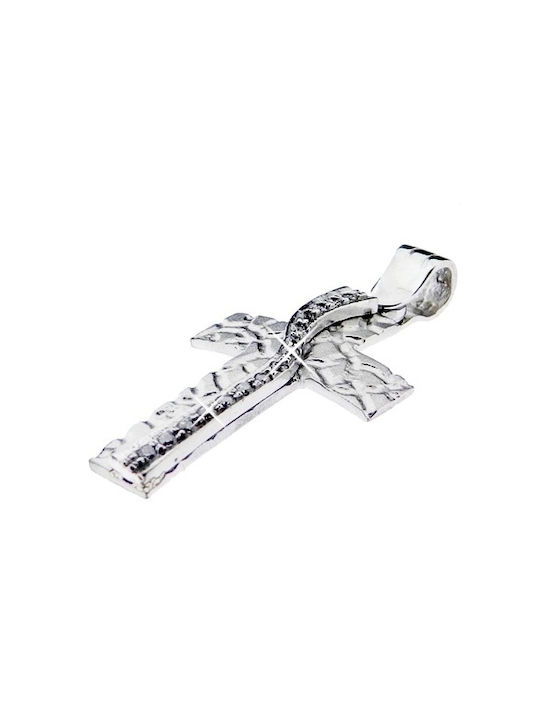 Xrisokosmima Women's White Gold Cross 9K