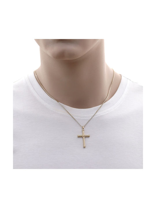 Men's Gold Cross 14K