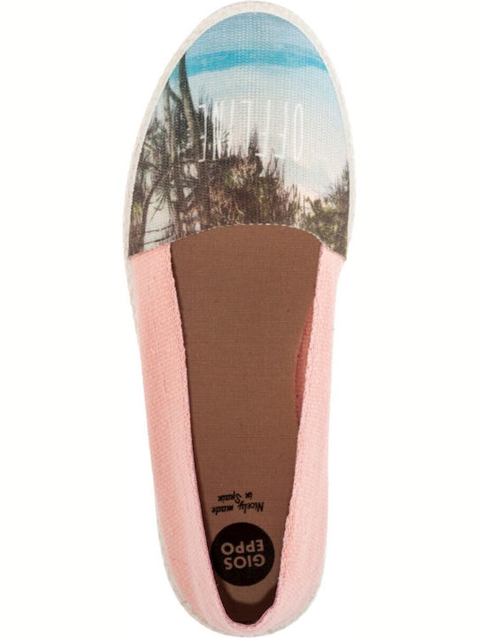Licossi Din material textil Espadrile dama în culoarea Roz