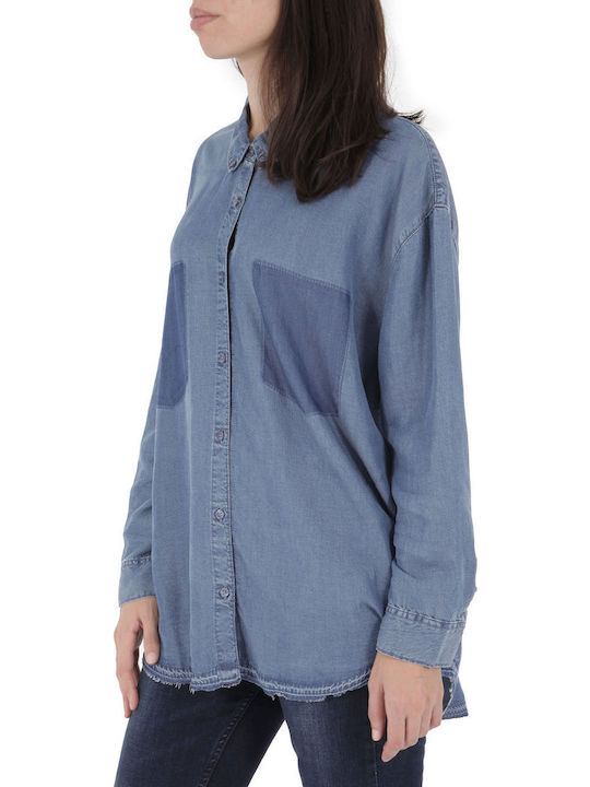 Cheap Monday Shirt Γυναικείο Πουκάμισο Blue