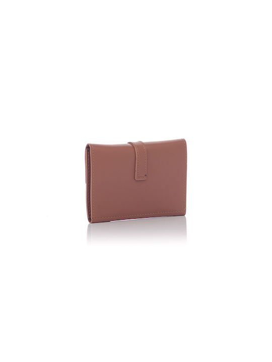 David Polo Small Women's Wallet Coins Brown