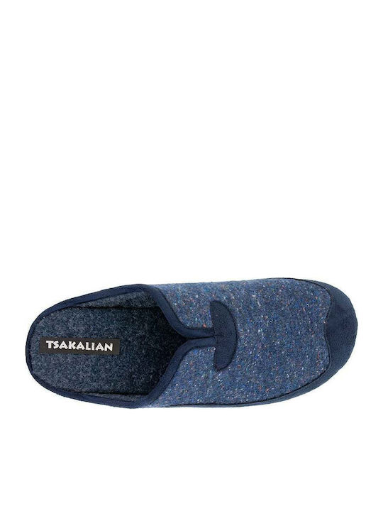 Papuci bărbați iarna Blue