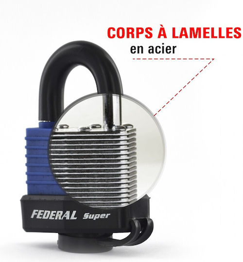 Thirard Steel Padlock Brass with Key 40mm 1pcs
