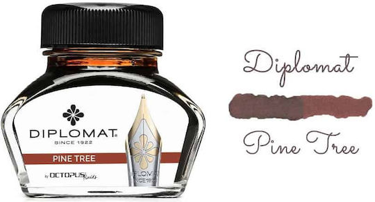 Diplomat Replacement Ink for Pen in Brown color 30ml