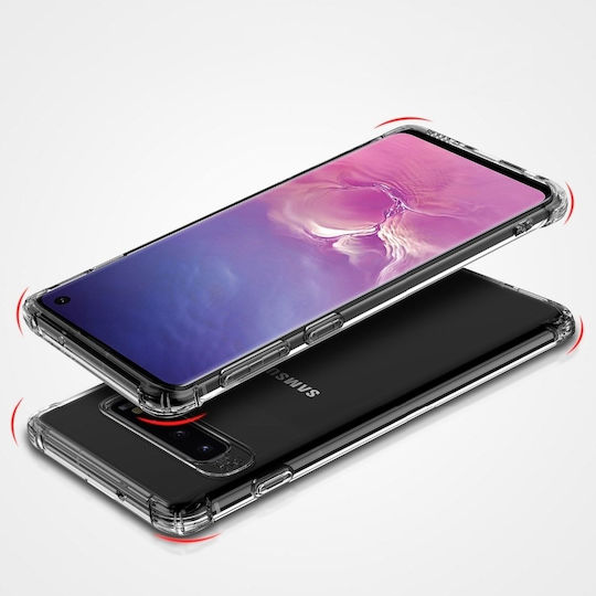MSVII Airbag Back Cover Σιλικόνης Διάφανο (Galaxy S10)