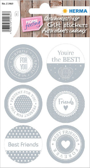 Herma Decorative Sticker for DIY Crafts Silver