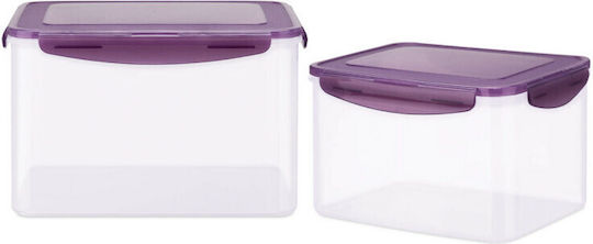 Navaris Cutie pentru Mâncare Plastic Violet 9000ml 1buc