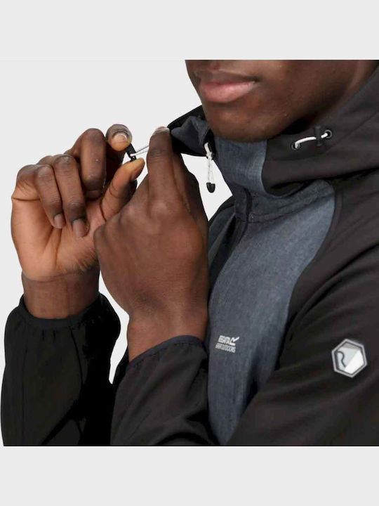 Winter Jacket Softshell Waterproof and Windproof Gray
