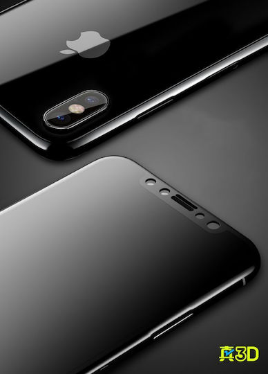 Benks 3D Vollflächig gehärtetes Glas Schwarz (iPhone 11 Pro)