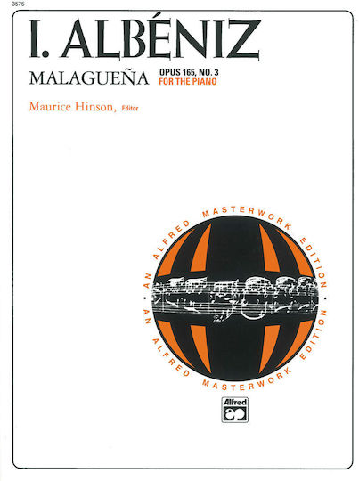 Alfred Music Publishing Albeniz Malaguena Παρτιτούρα για Πιάνο