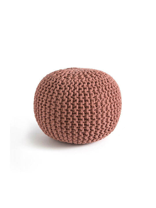 Πουφ Σκαμπό Bisho Πετρόλ 45x45x35cm