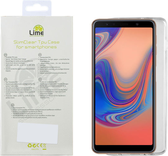 Lime Back Cover Σιλικόνης Διάφανο (Galaxy A7 2018)
