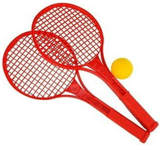 Androni Giocattoli Tenis din plastic Rachete de Plajă pentru Copii
