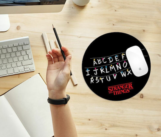 Koupakoupa Stranger Things Abc Mouse Pad (200mm) KP_7737_MOUSEPAD-ROUND