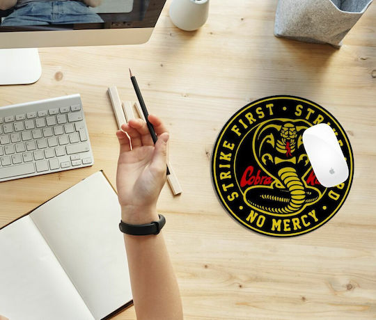 Mouse Pad Multicolour 200mm Cobra Kai Strike First Dojo