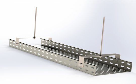 Metallodomi Hanger Grid Type Π 50mm Metal Construction Stand Off Bracket / Cable Tray Hanger 099.HS050