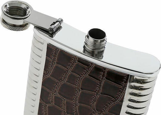 Hip Flask Set Flask Oțel Inoxidabil cu Pahare de Shot și Pâlnie Negru 240ml