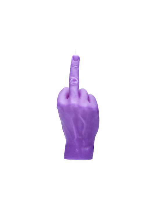 Candlehand Lumânare Decorativă Hand Gesture F*ck You Borcan Violet 380gr